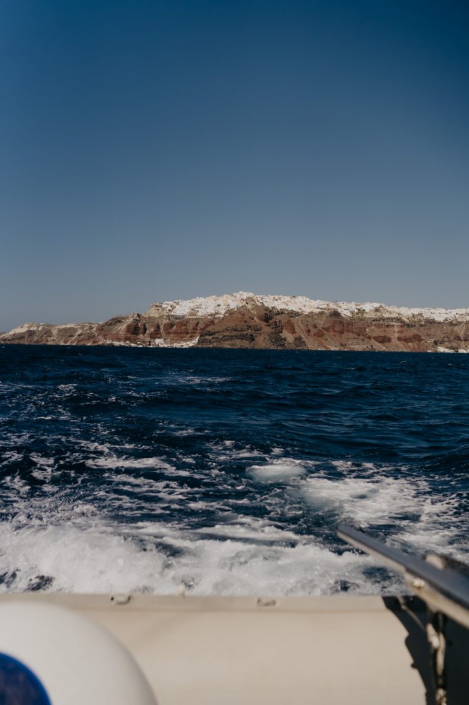 Excursion en bateau à Santorin